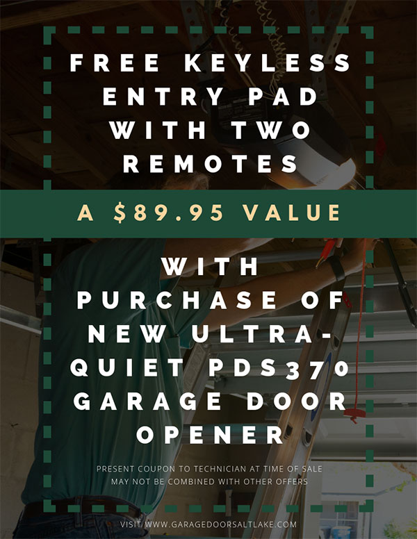 Free Keyless Entry with New Garage Door Opener
